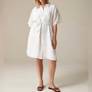 J.Crew Capitaine Linen Shirtdress